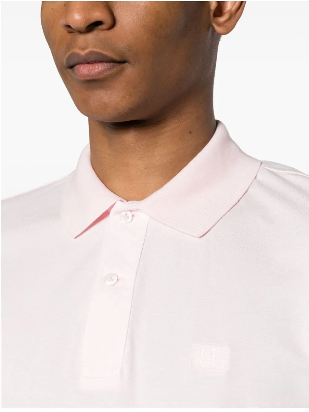 Logo-Patch Piqué Polo Shirt