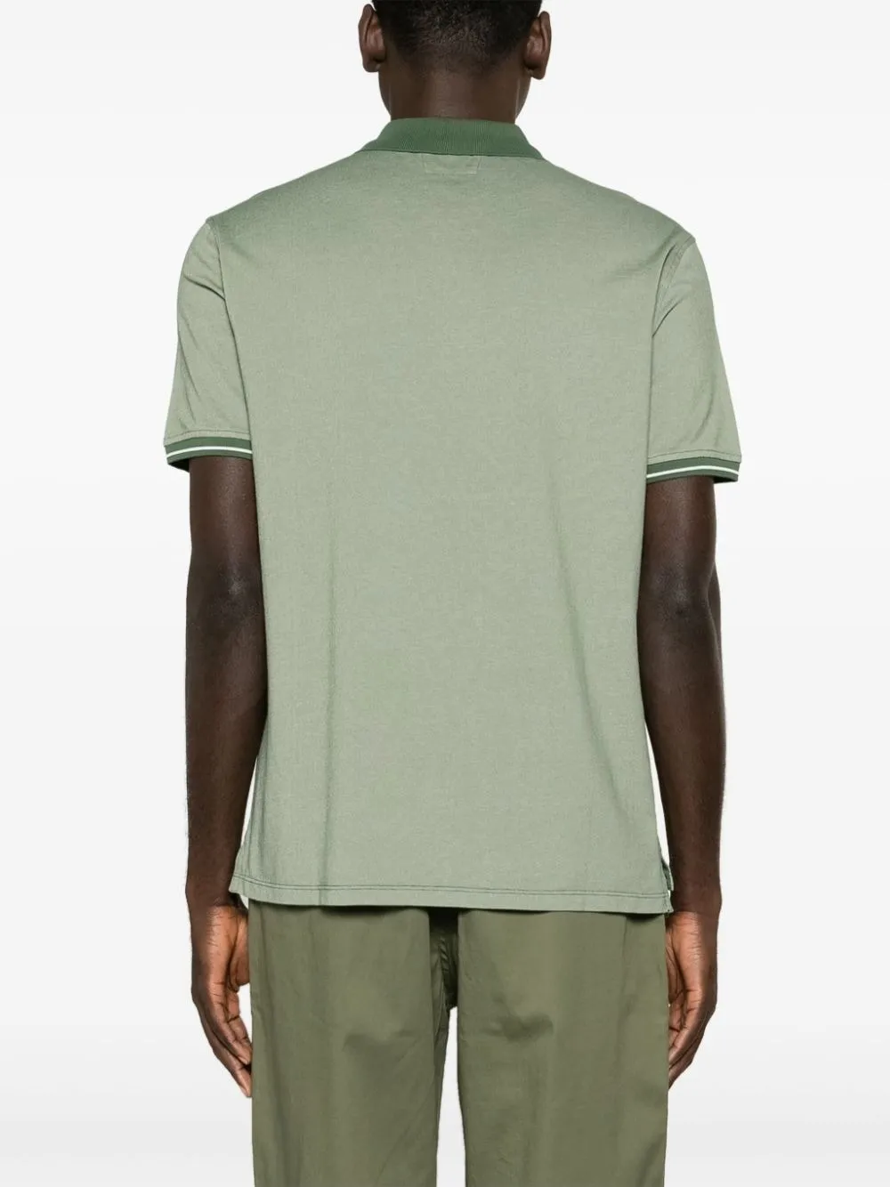 Logo-Patch Piqué Polo Shirt