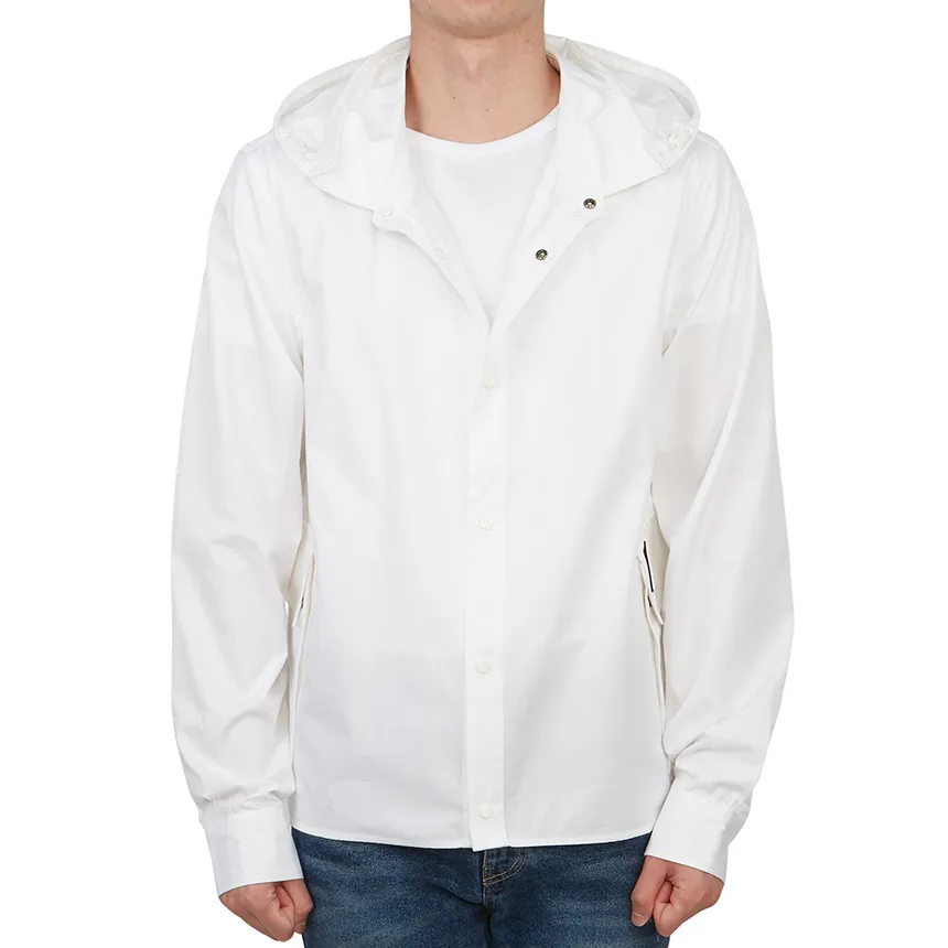 Long-Sleeved Hooded Shirt