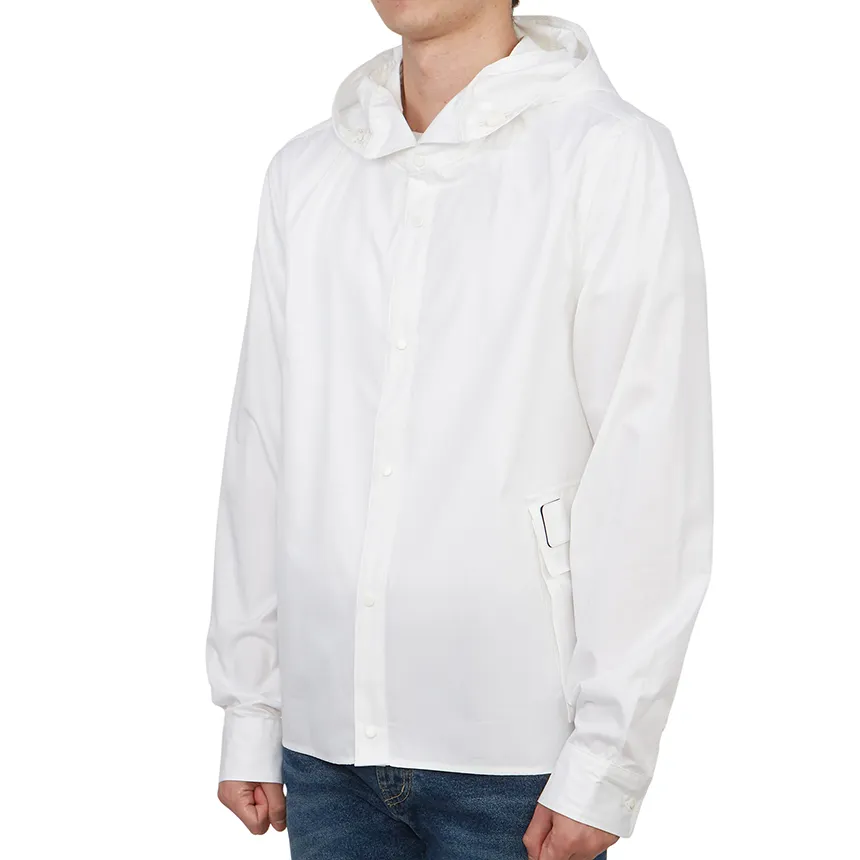 Long-Sleeved Hooded Shirt