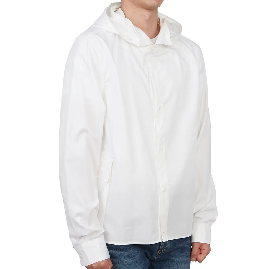 Long-Sleeved Hooded Shirt