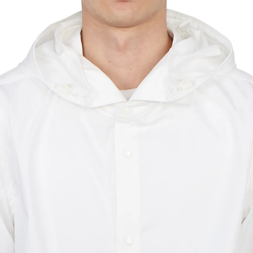 Long-Sleeved Hooded Shirt