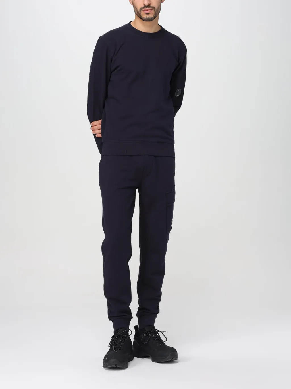 Lens-Detailed Cotton Track Pants