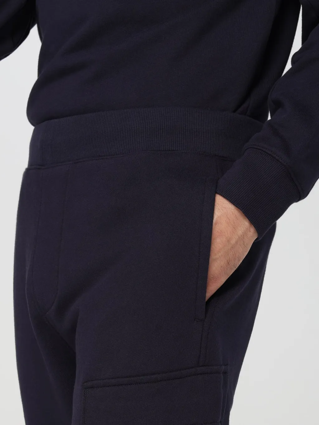 Lens-Detailed Cotton Track Pants