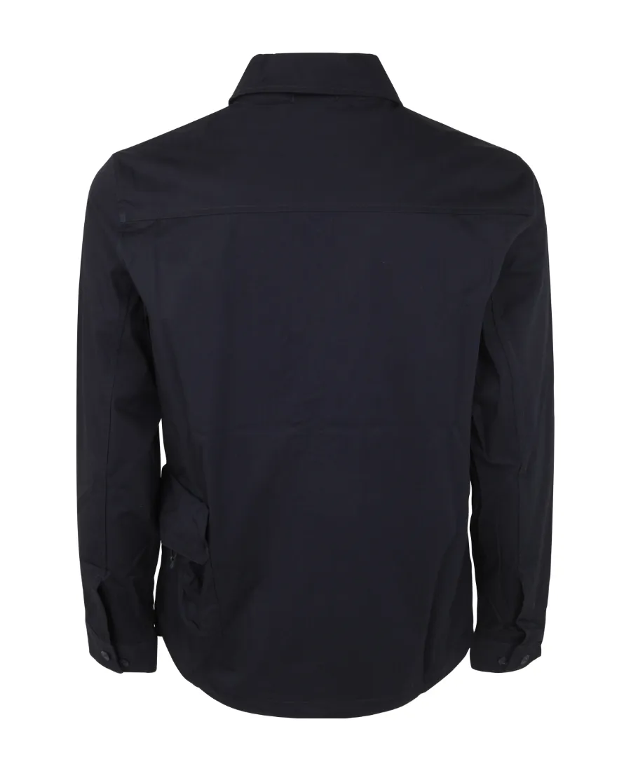 Zipped Cotton Shirt Jacket