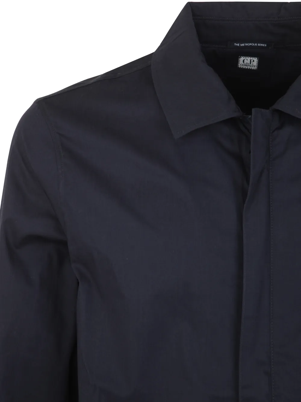 Zipped Cotton Shirt Jacket
