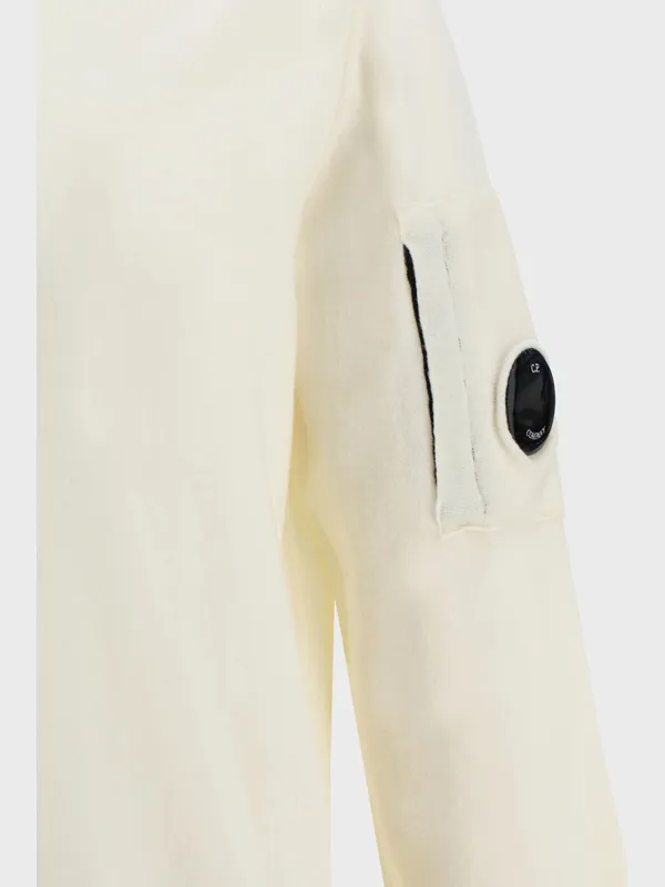 Lens-Patch Knitted Jumper