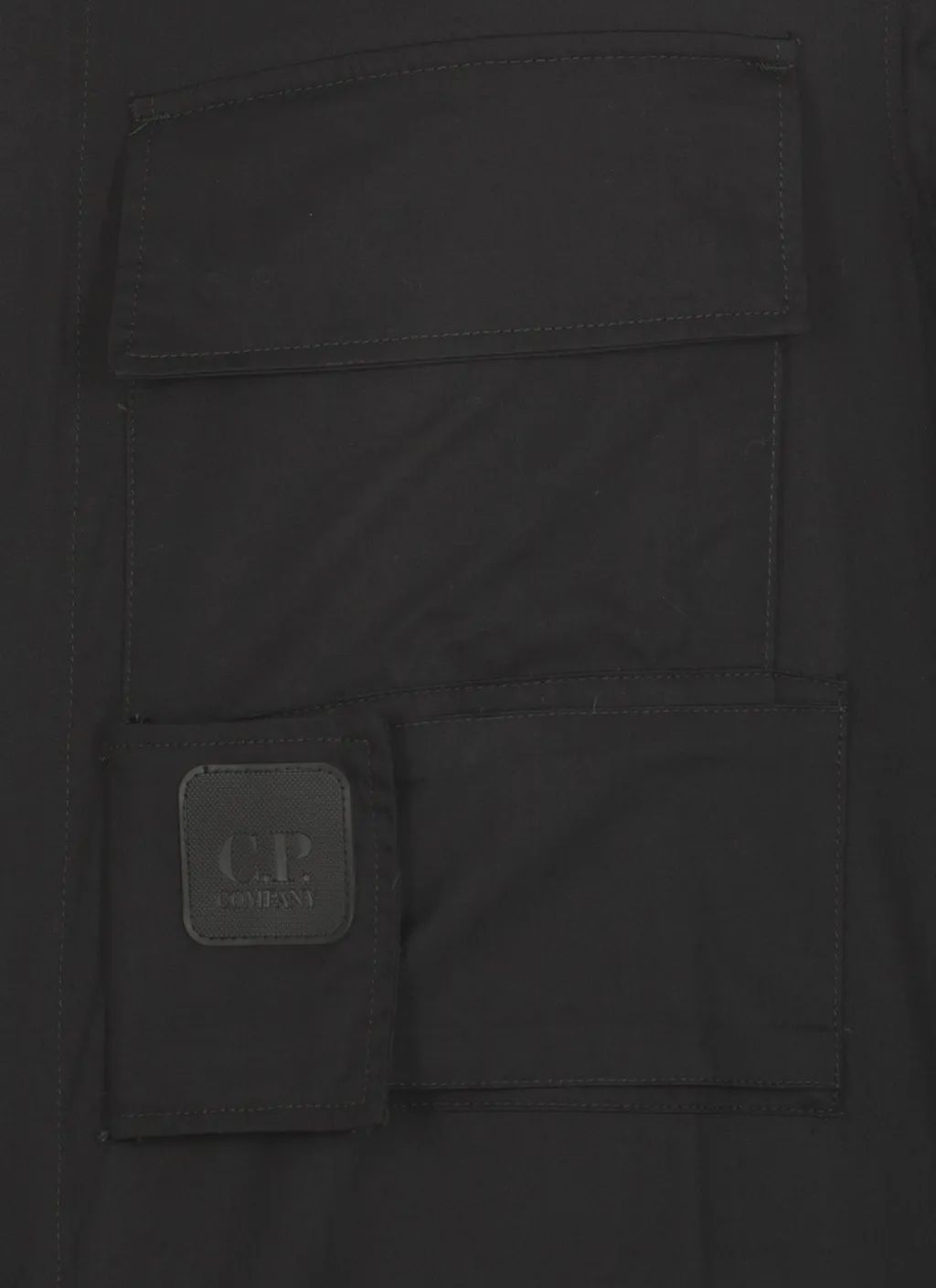 Zip-Up Cotton Shirt