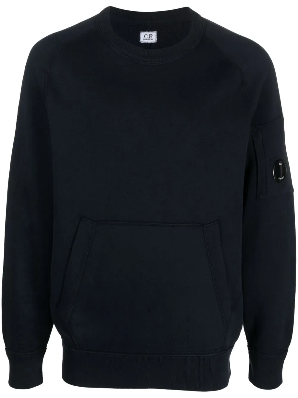 Lens-Detailed Crewneck Sweatshirt