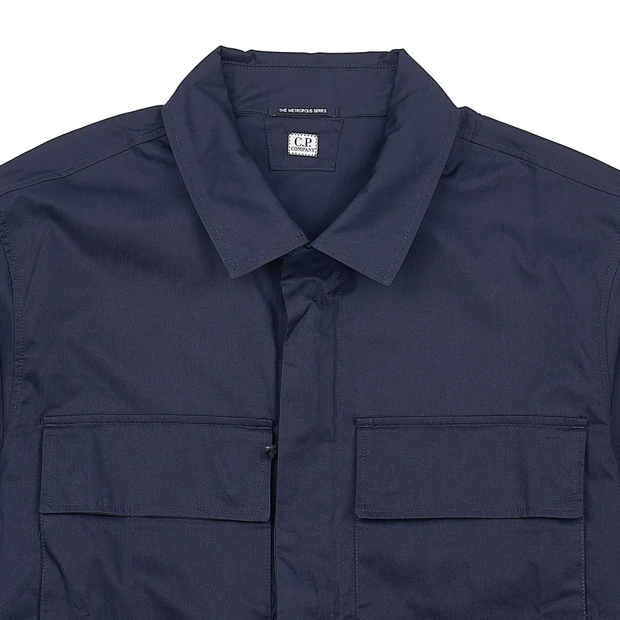 Logo-Embroidered Cotton Shirt
