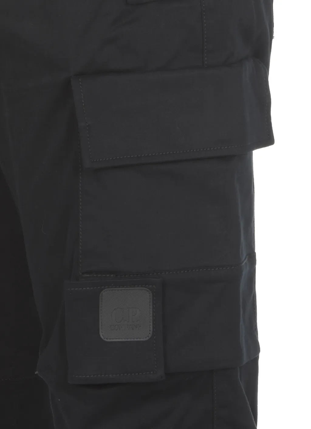 Logo-Patch Panelled Cargo Trousers