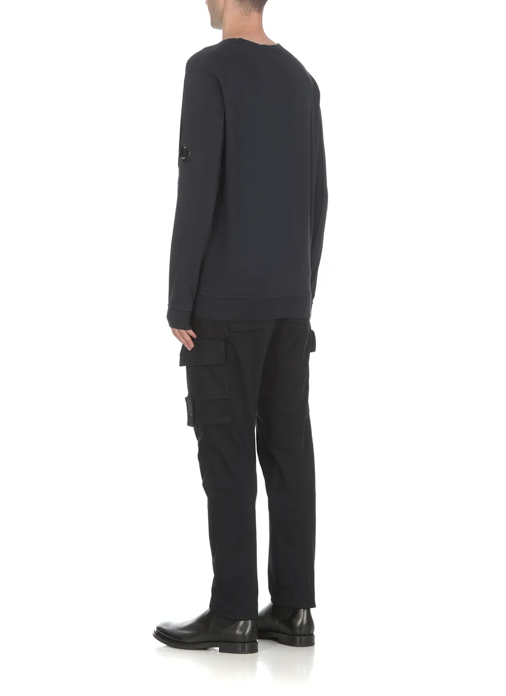 Logo-Patch Panelled Cargo Trousers