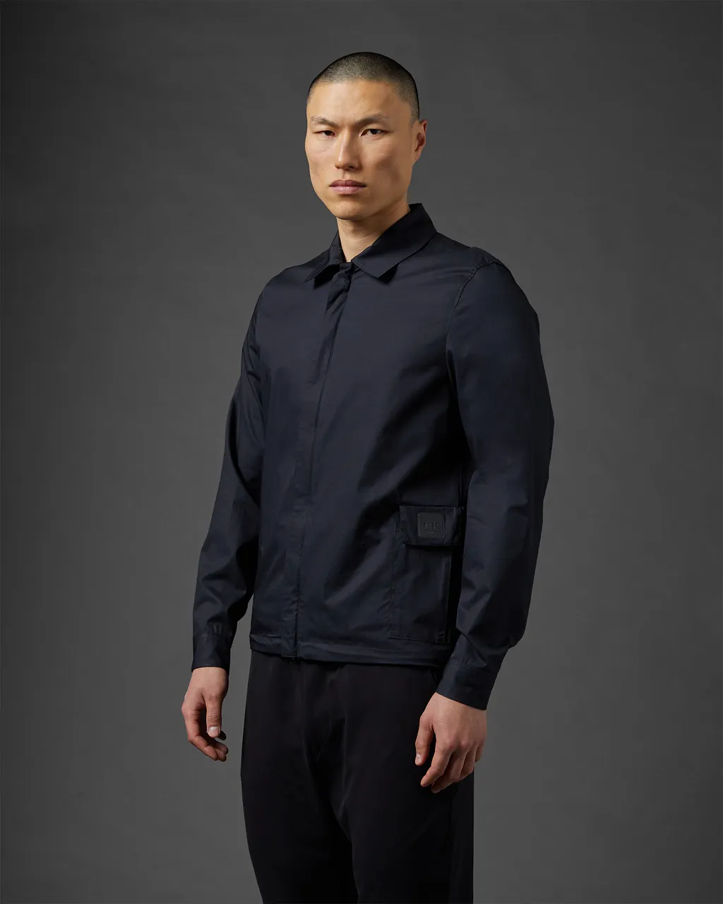 Side-Pocket Cotton Shirt