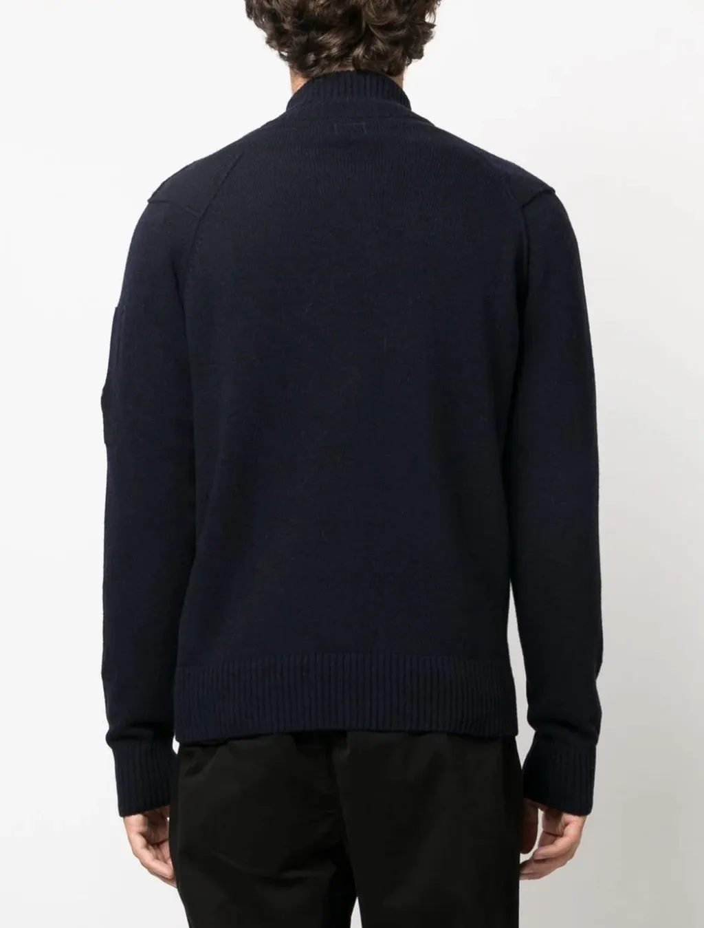 Mock Neck Zip Up Sweater