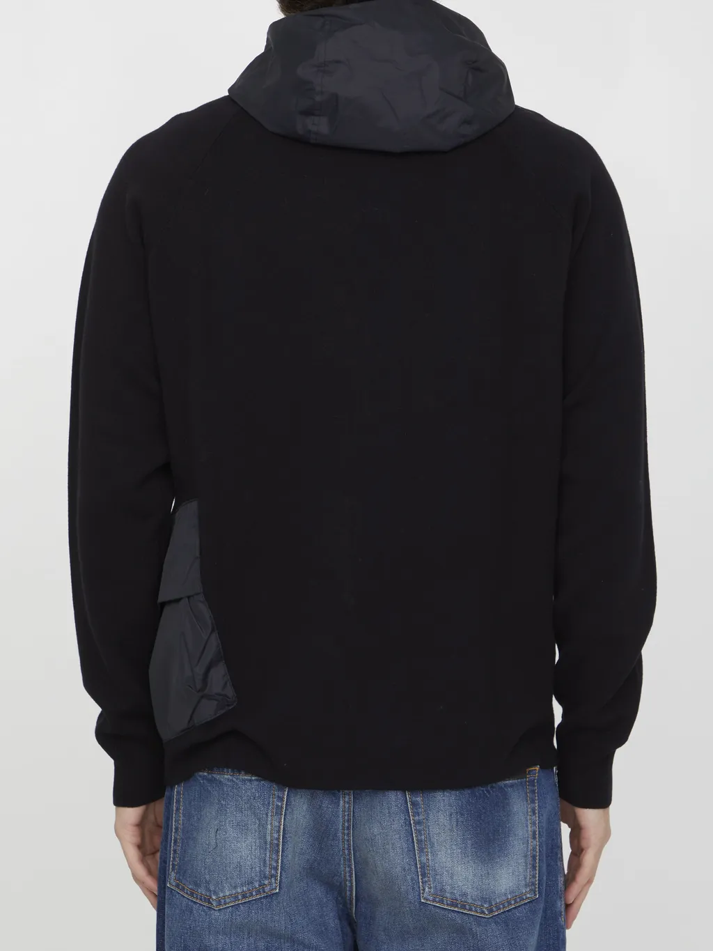 Logo-Printed Zipped Fleece Hoodie