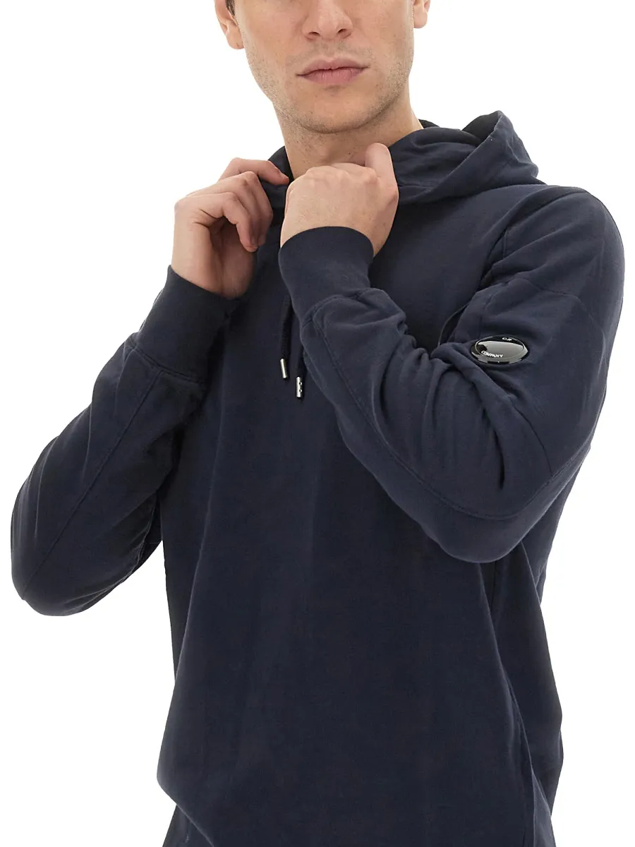 Lens-Detail Cotton Hoodie