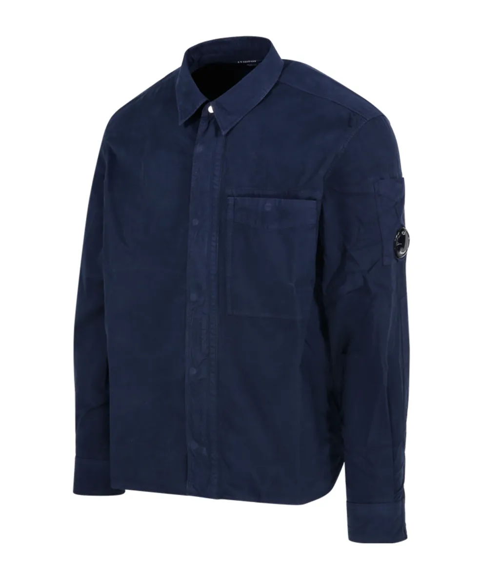 Lens-Detail Long-Sleeve Shirt