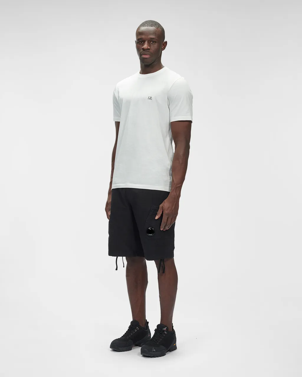Logo-Patch Cotton Shorts