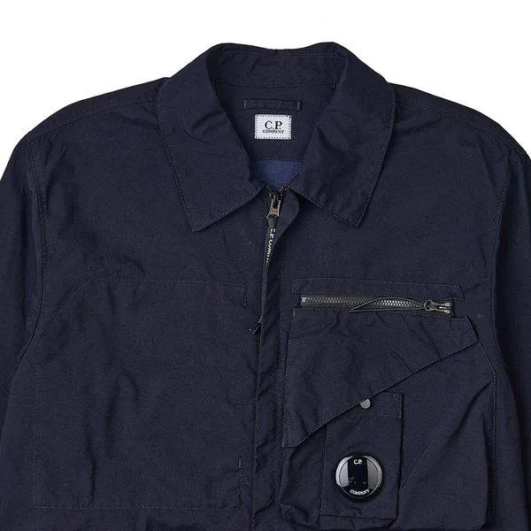 Lens-Detail Shirt Jacket