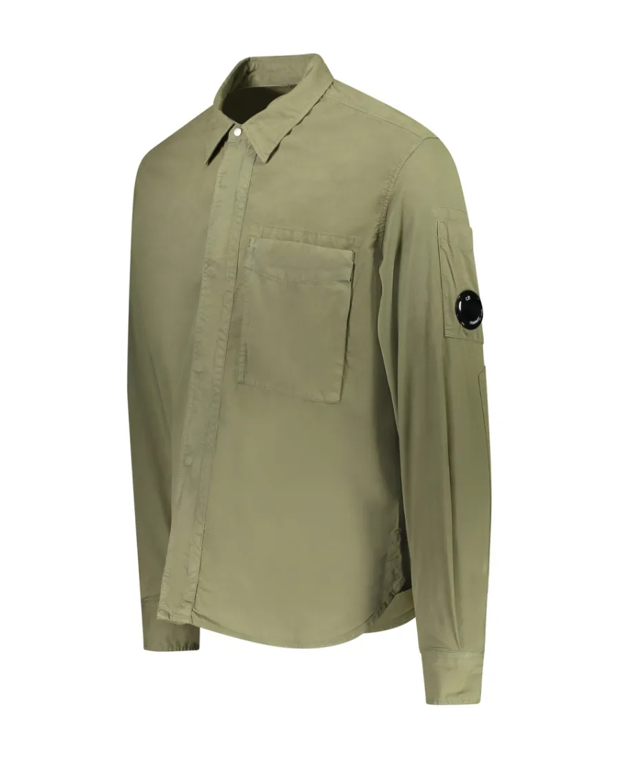 Lens-Detailed Buttoned Shirt