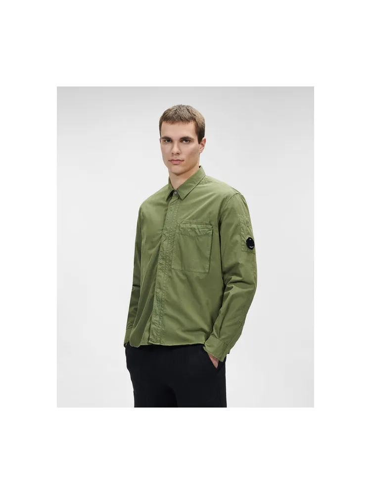 Lens-Detailed Buttoned Shirt