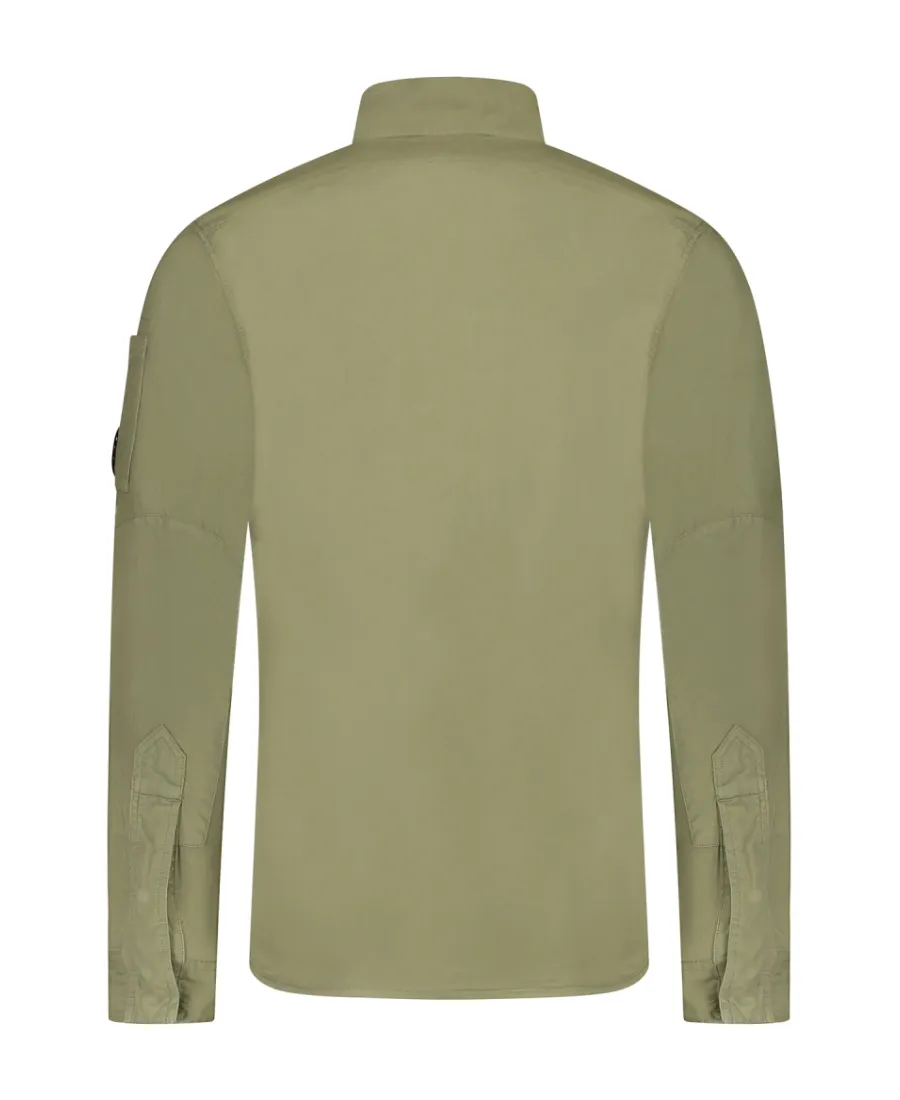 Lens-Detailed Buttoned Shirt