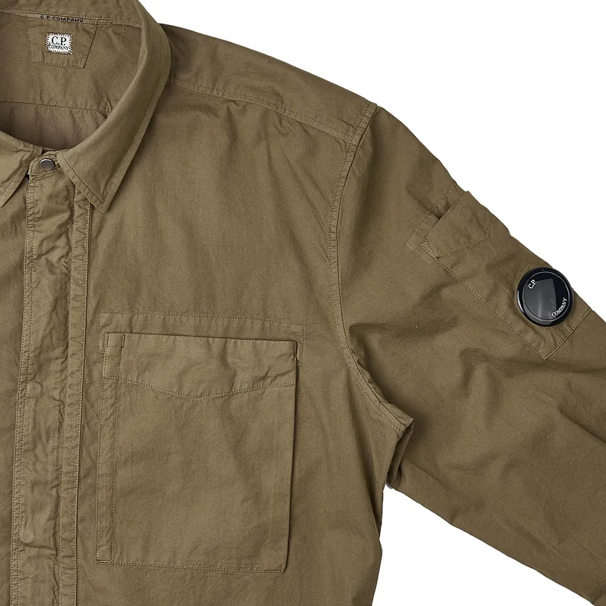 Lens-Detail Long-Sleeve Shirt