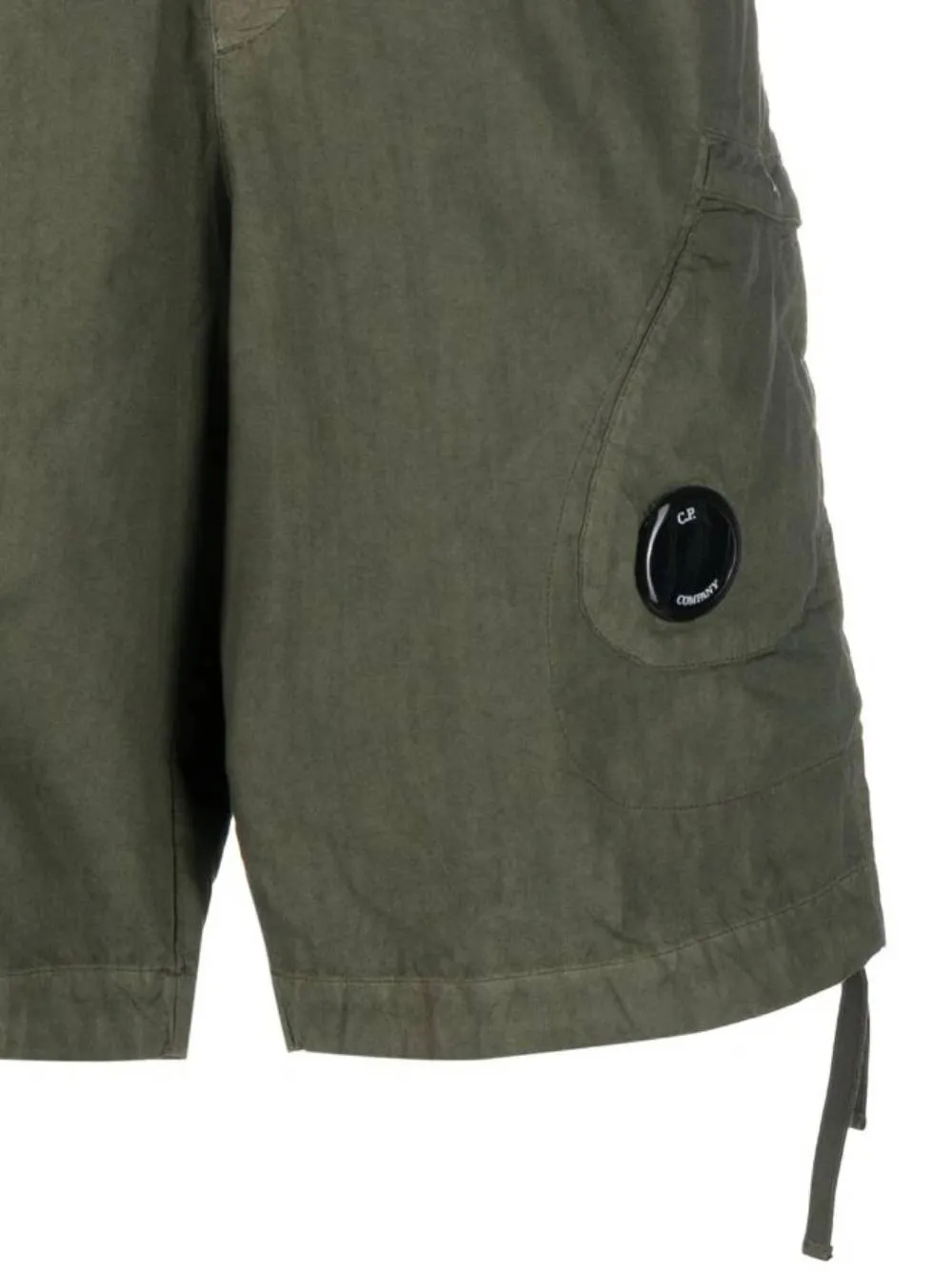 Multi-Pocket Cotton Bermuda Shorts