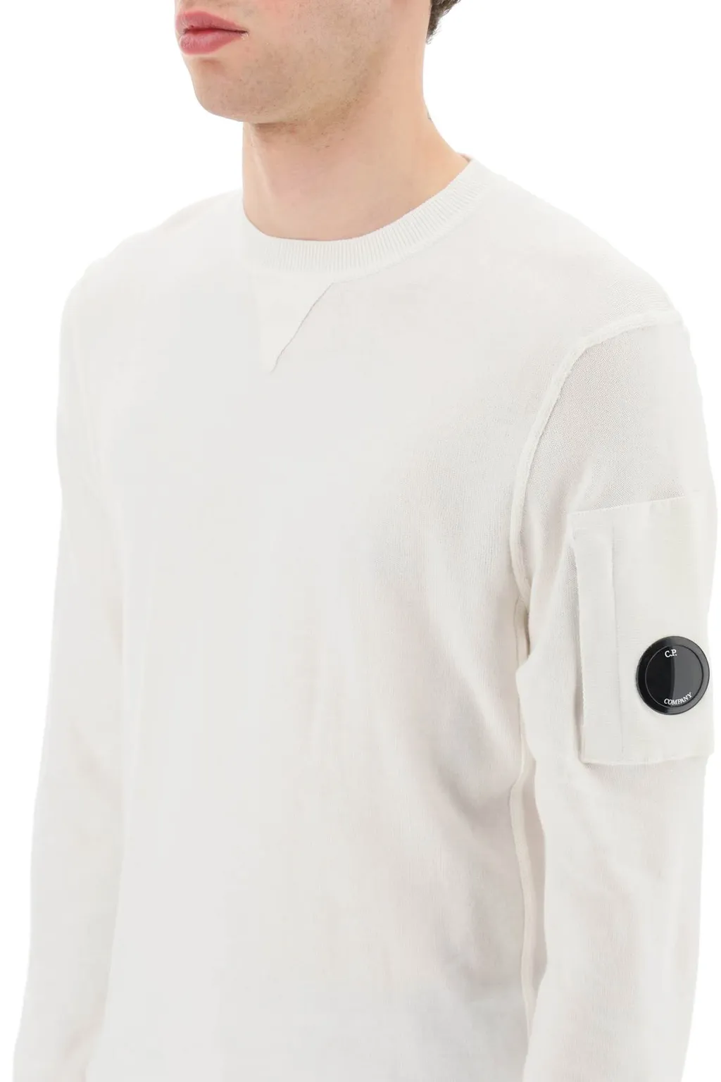 Logo-Patch Cotton Jumper