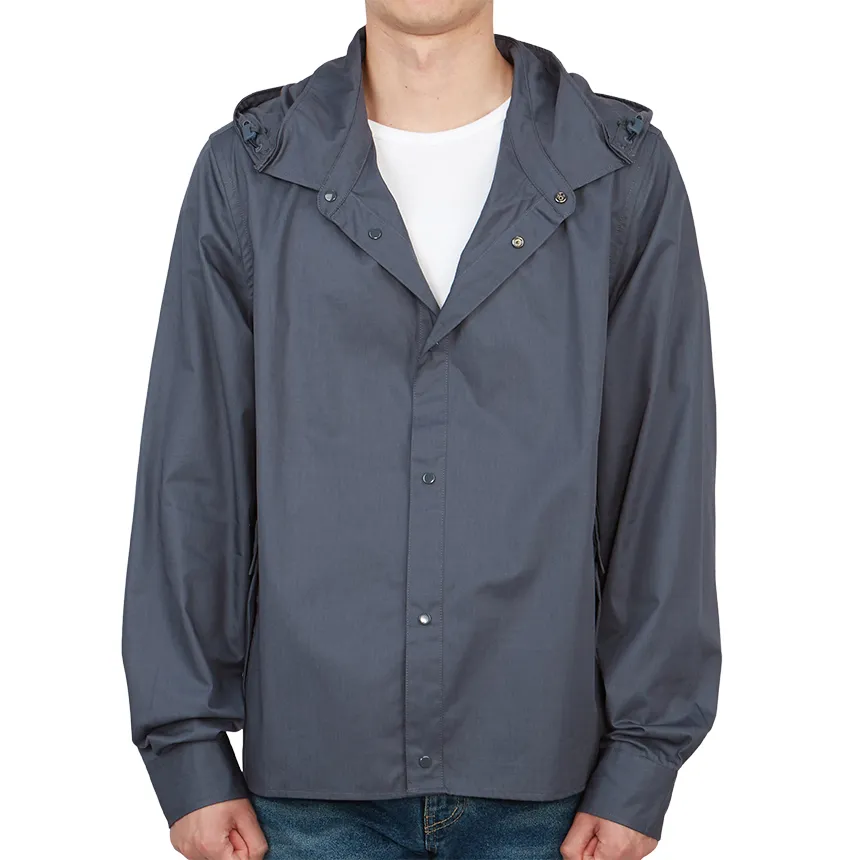 Hooded Cotton Shirt Jacket
