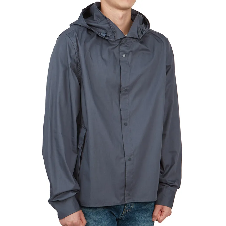 Hooded Cotton Shirt Jacket