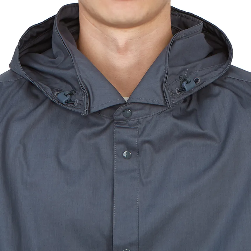 Hooded Cotton Shirt Jacket