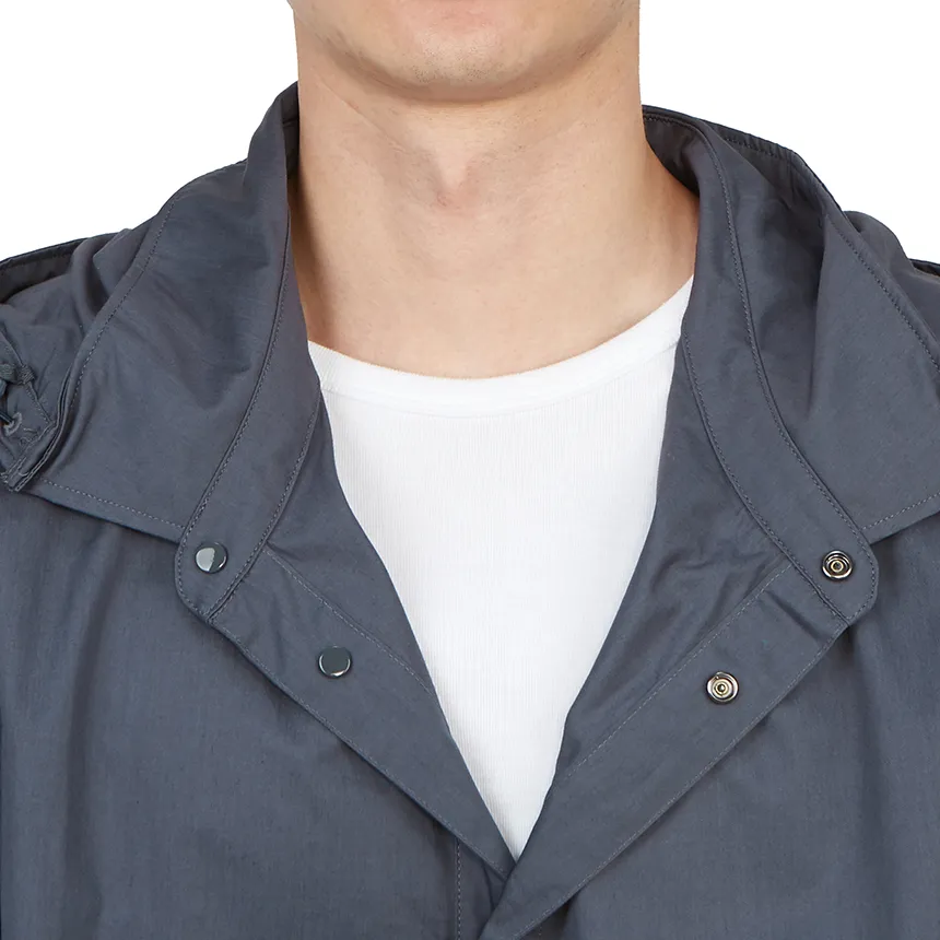 Hooded Cotton Shirt Jacket