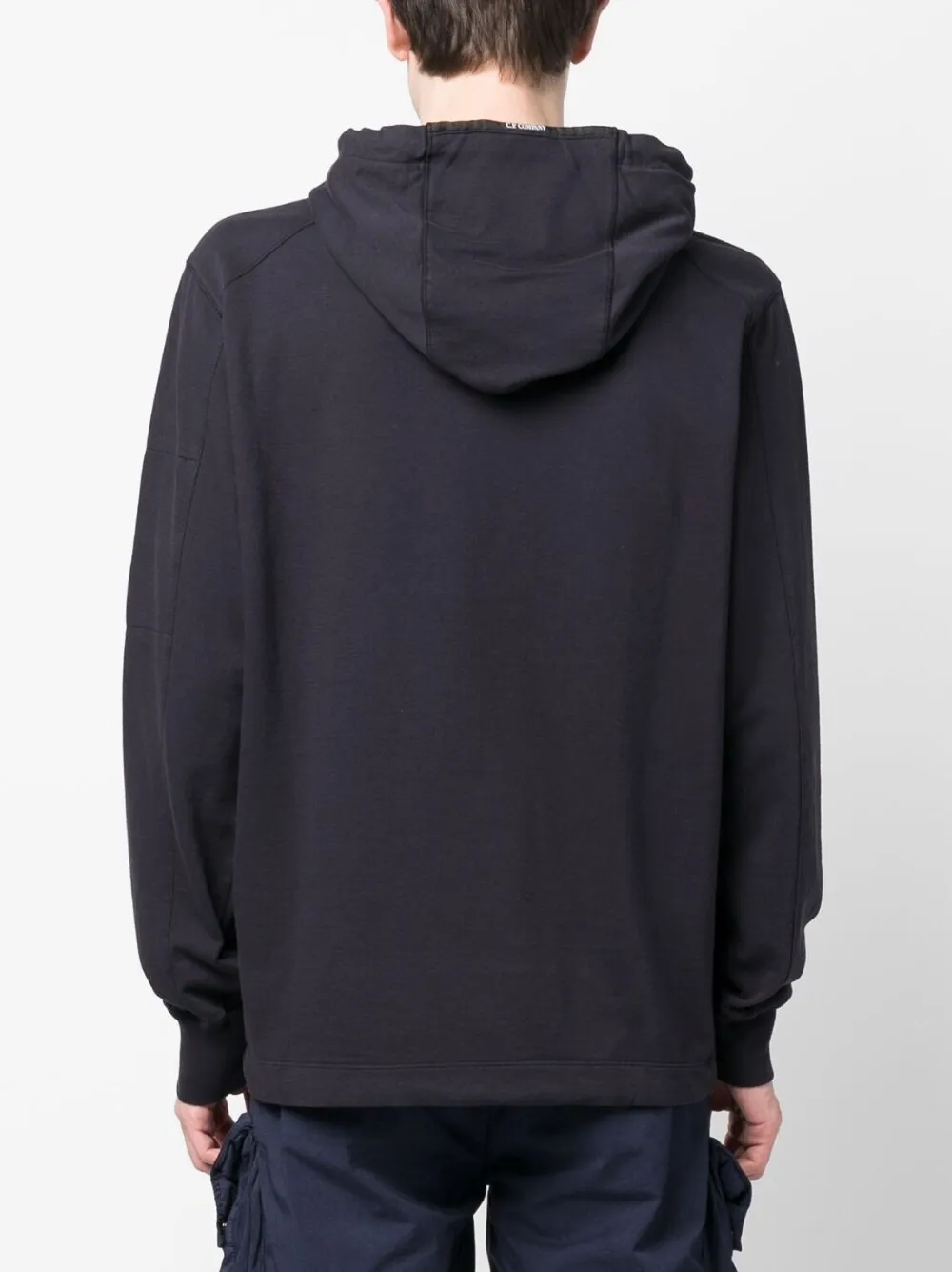 Logo-Patch Long-Sleeve Hoodie