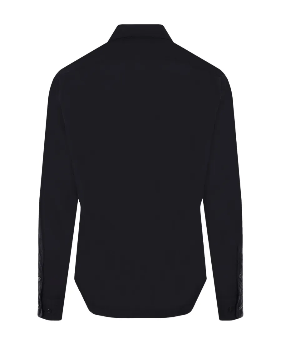 Logo-Plaque Shirt Jacket