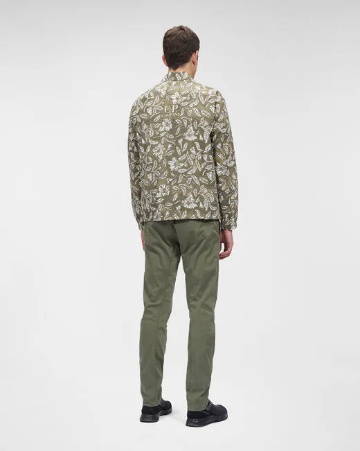 Floral-Embroidered Shirt