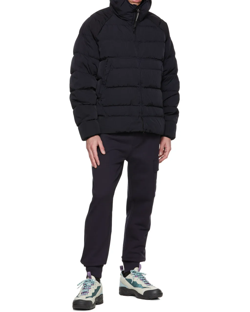 Padded Zipped Down Jacket