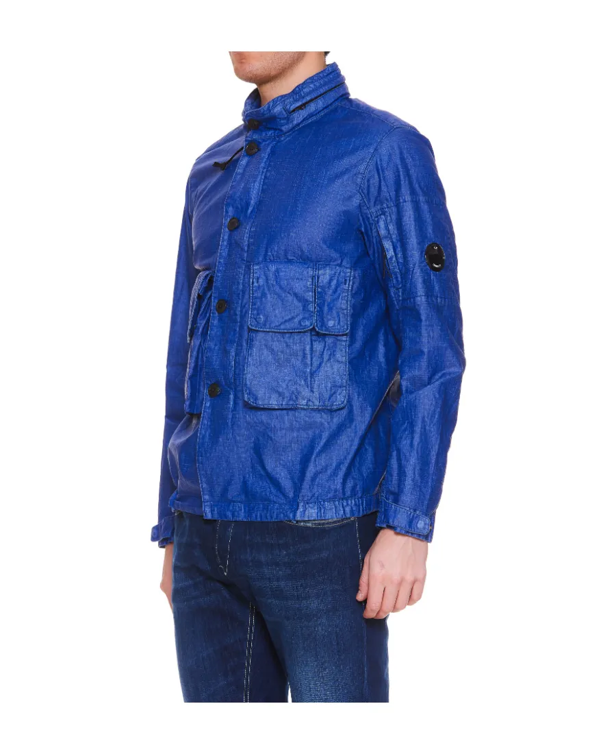 Cargo-Pockets Waxed Jacket