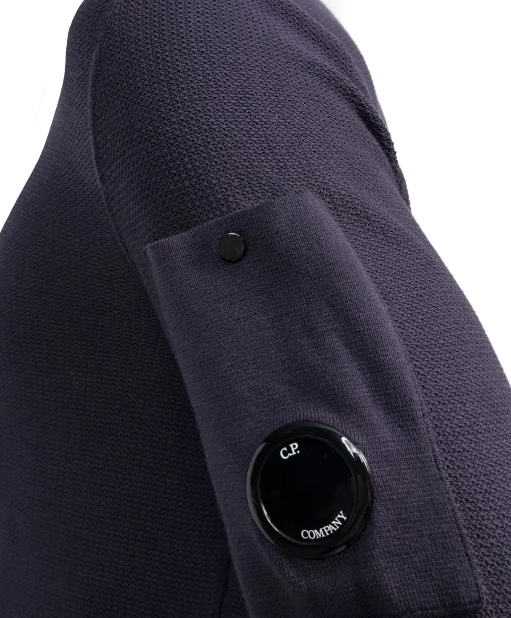 Lens-Detail Cotton Jumper