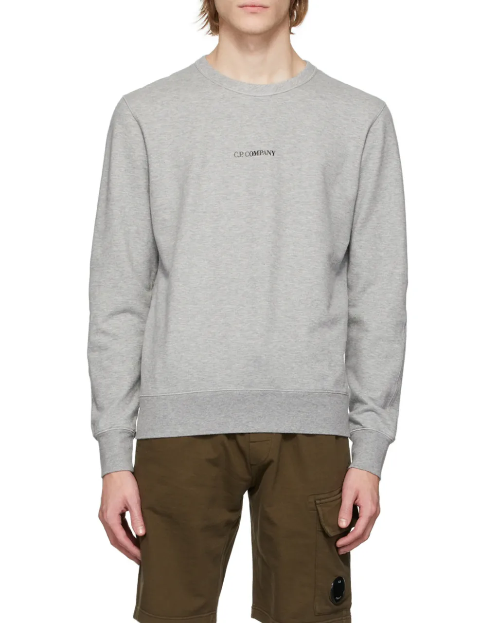 Logo Round Neck Long-Sleeved Pullover