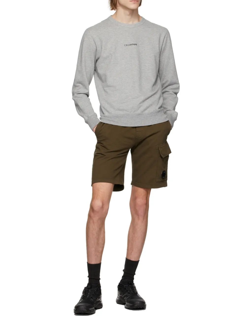 Logo Round Neck Long-Sleeved Pullover
