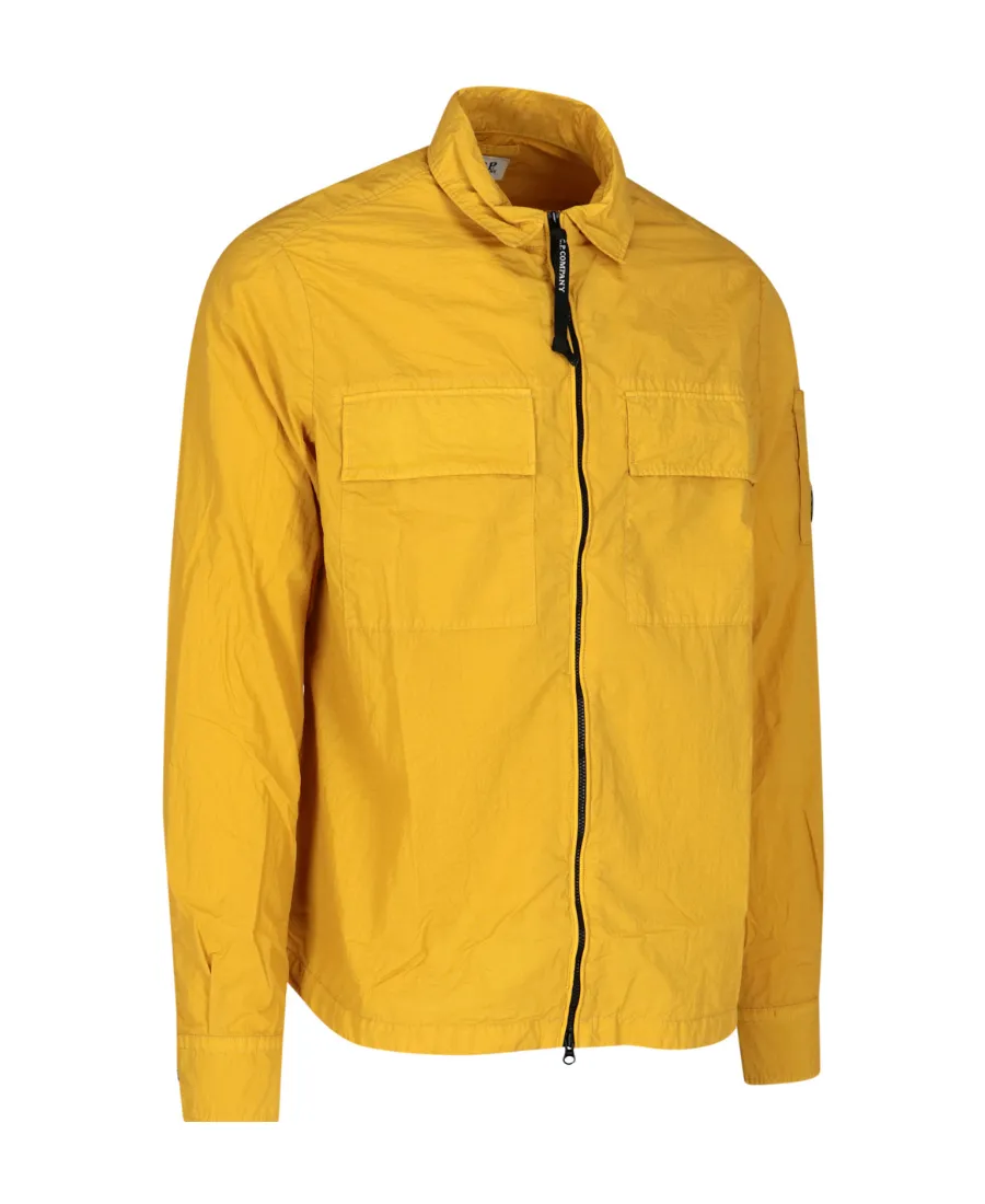 Lens-Detail Zip-Up Jacket