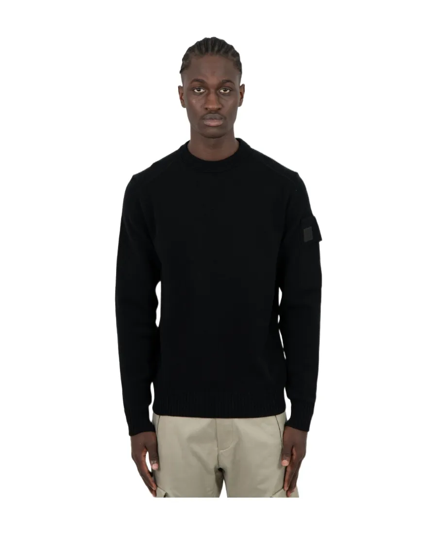 Logo Patch Crewneck Jumper