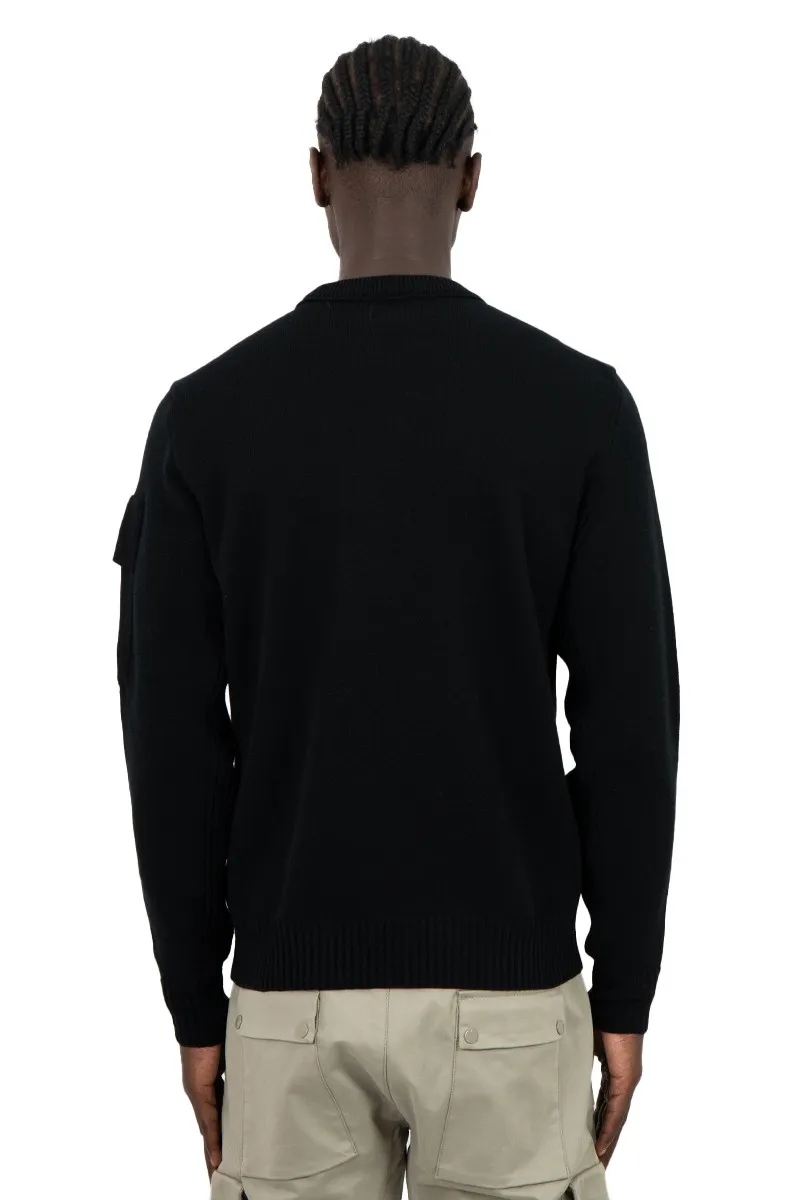 Logo Patch Crewneck Jumper