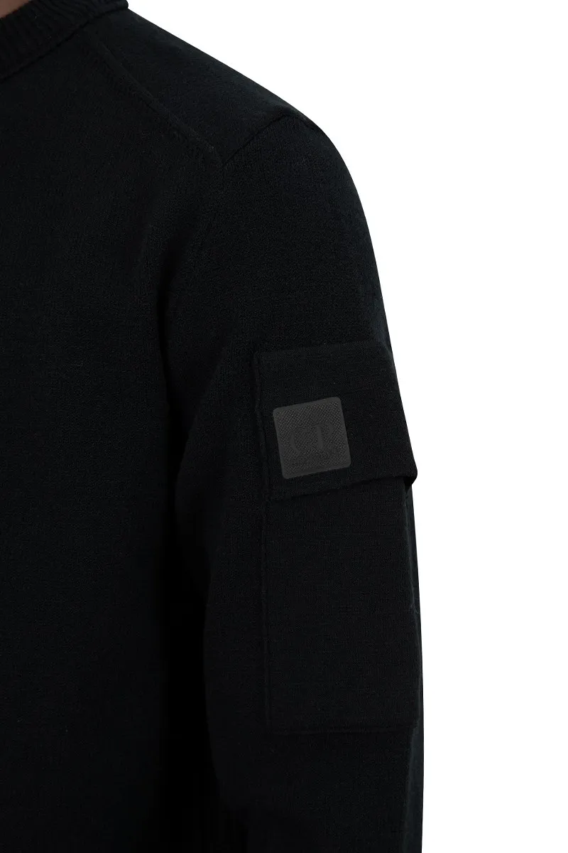 Logo Patch Crewneck Jumper