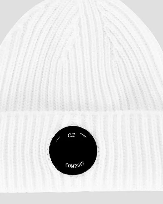 Logo-Plaque Ribbed Beanie