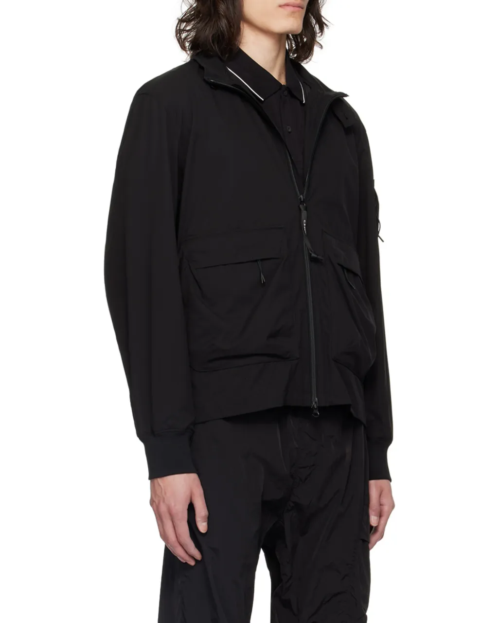 Mock Neck Zipped Jacket
