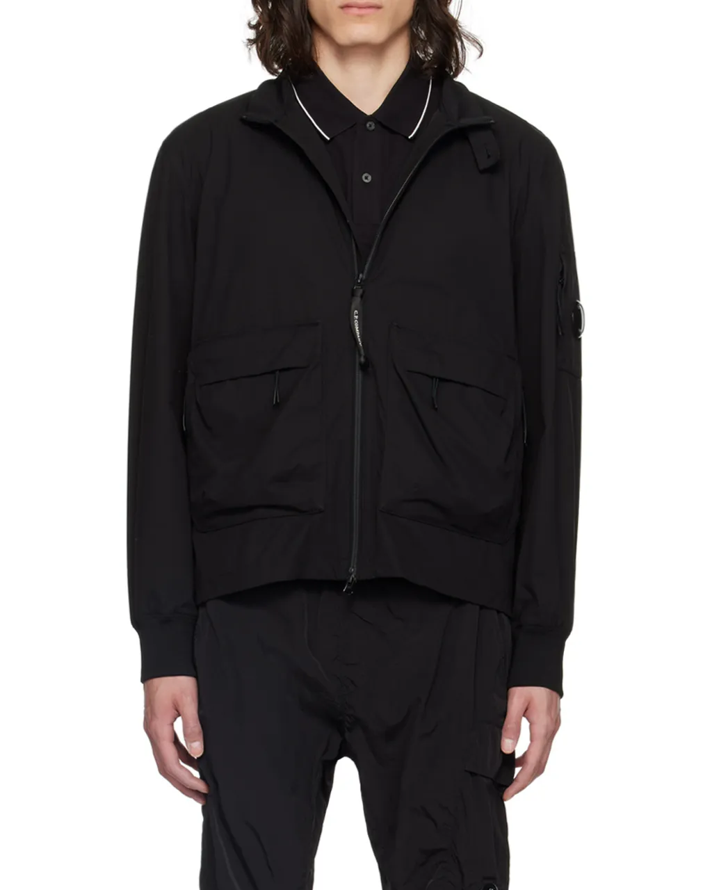 Mock Neck Zipped Jacket