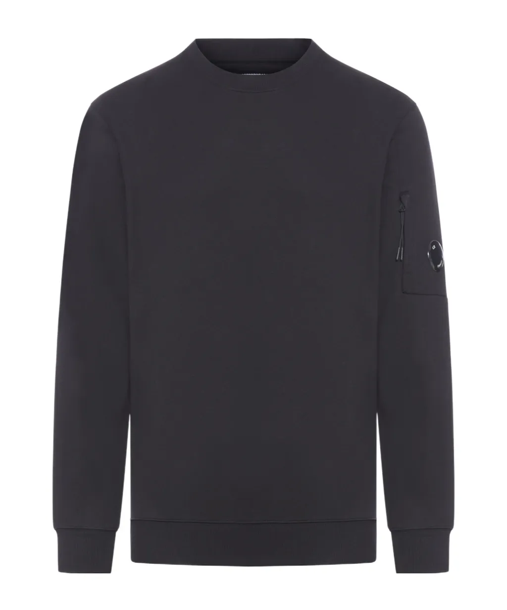 Diagonal Raised Fleece Crewneck Lens Sweatshirt