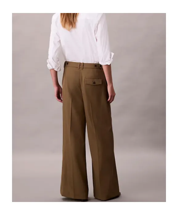 Wide-Leg High-Waist Pants